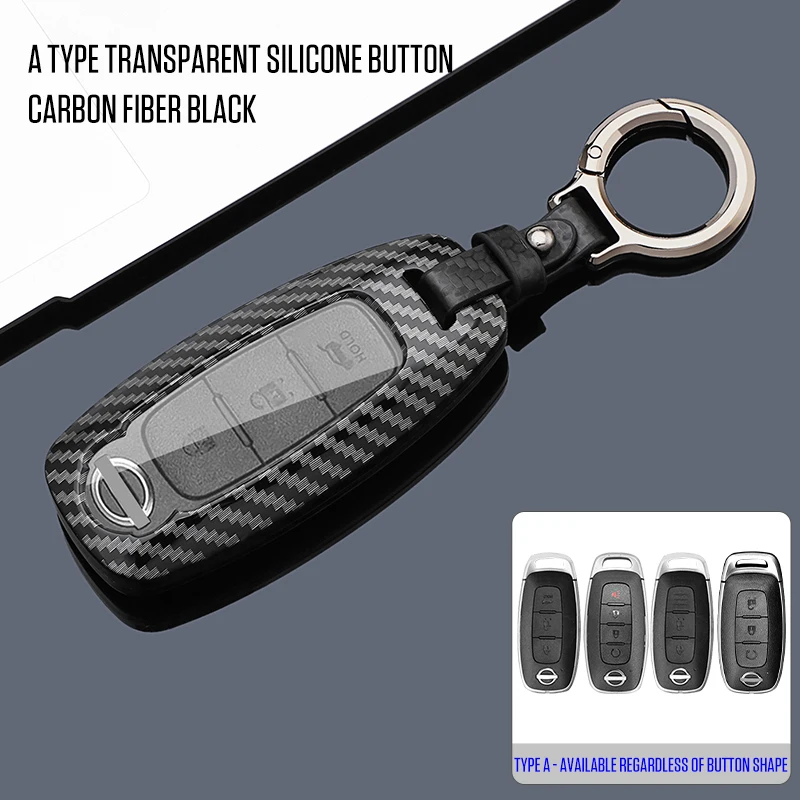 

Car Cover Case Keychain for Nissan Versa X-Trail T33 Serena Rouge Kicks Pathfinder Ariya Rogue 2025 Car Accessories