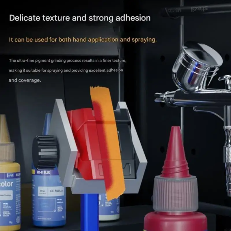 Matte Farbe auf Wasserbasis für Mecha-Modelle, Soldatenfigur, niedriges Glanzfinish, sichere Formelfarben für verschiedene A2UB