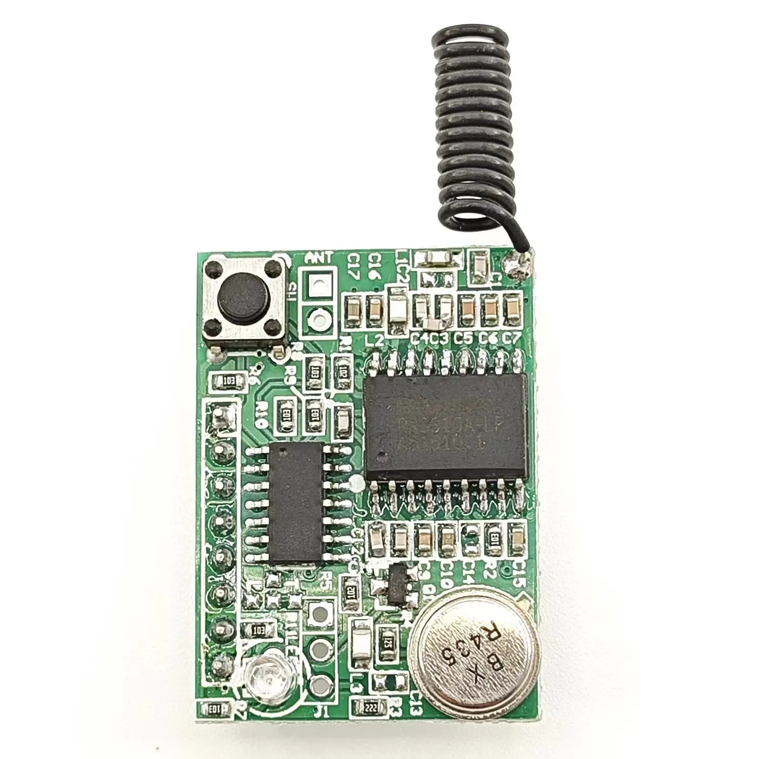 Imagem -04 - Módulo Receptor de Controle Remoto sem Fio rf do Código de Rolamento Mais Transmissor Super-heterodyne Código de Aprendizagem Saída de Canal Ttl Dc35v