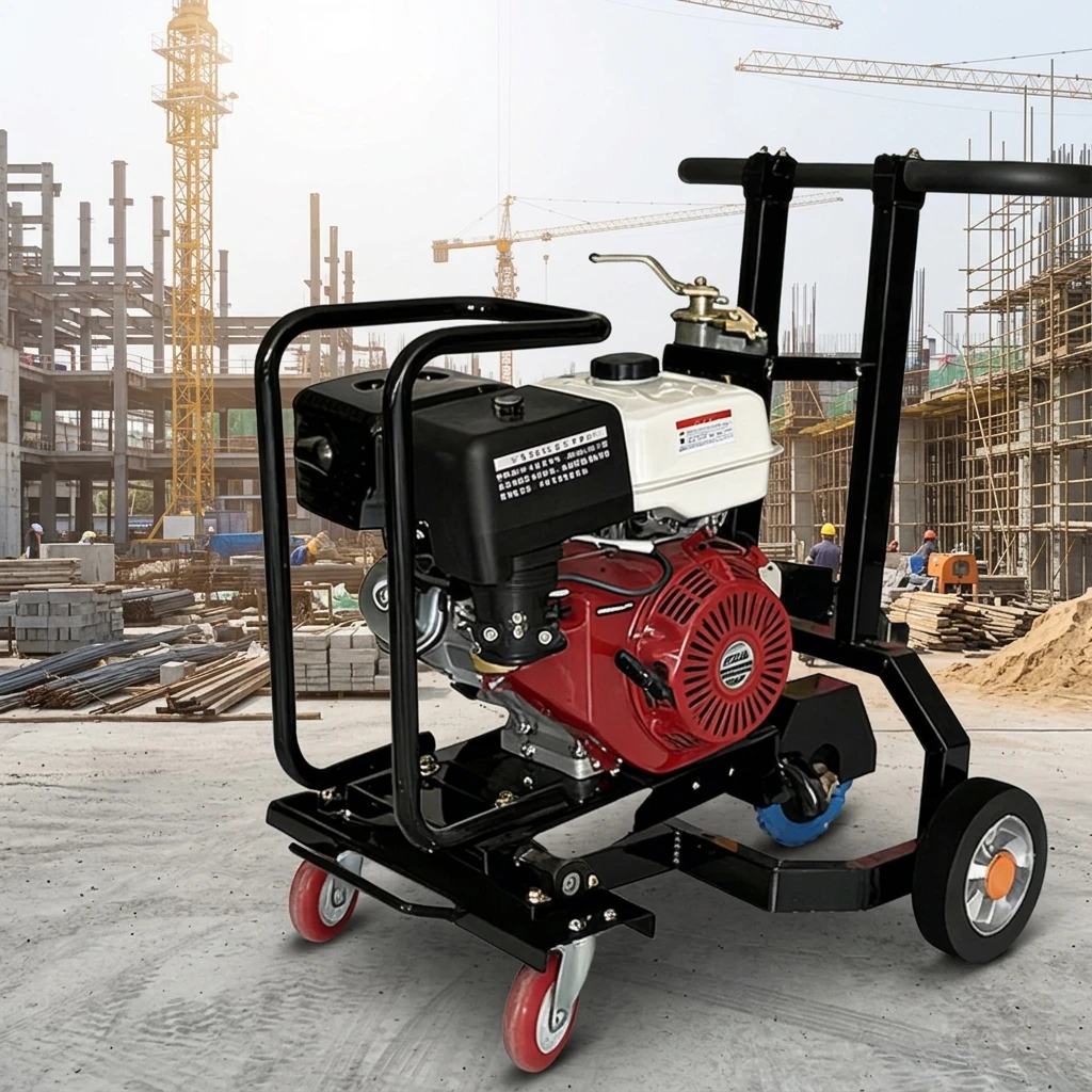 Portable Asphalt Pavement Grooving & Road Slotting Machine with Engine Core Component