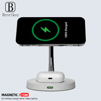 3 in 1 Magnetic Safe Wireless Charger Holder For iPhone 12 Mini Pro Max Wireless Charging Phone Movie Stand Desk Cradle Bracket