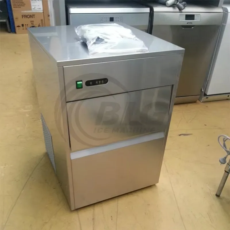 100kg High Capacity Commercial Bullet Ice Maker Stable Continuous Ice Production for Beverage Shop Business