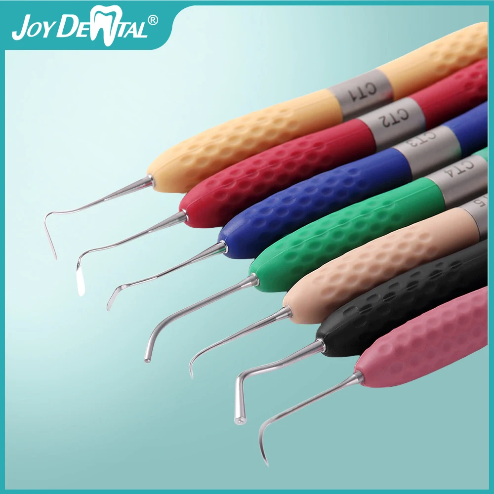 

JOY DENTAL Dental Resin Filler Aesthetic Restoration Kit Silicone Handle For LM Resin Knife Plastic Dresser Dentistry Tool