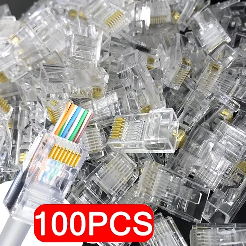 100Pcs RJ45 CAT6 Ca…
