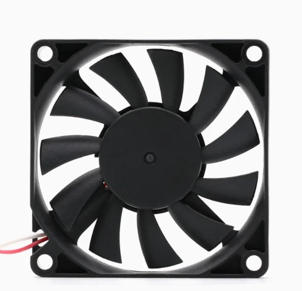 Охлаждающий вентилятор 70 мм, 5 В, 12 В, двухшаровой корпус компьютера, видеокарта, процессор, бесшумный USB-маршрутизатор, вентилятор 70x70x10 мм