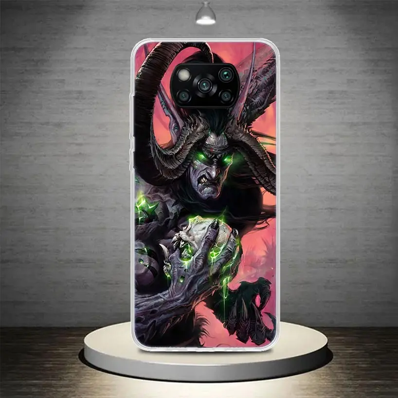 W-World Of W-Warcraft W-Wow Phone Case Cover For Xiaomi Poco X3 Nfc X4 GT X5 Pro M5S M3 M4 M2 F3 F2 F1 Note 10 A3 A2 Lite Soft C