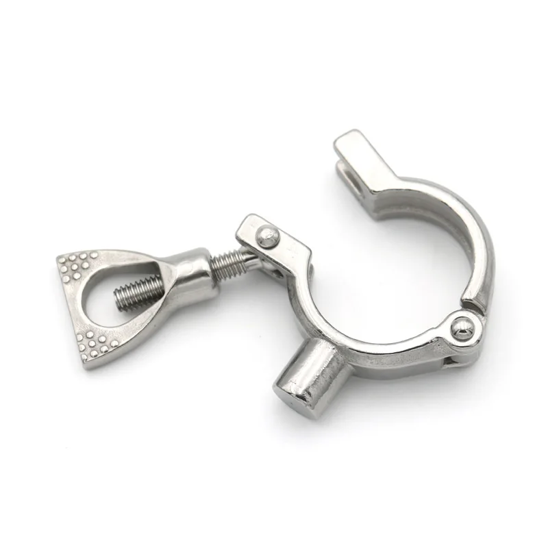 جديد 304 الفولاذ المقاوم للصدأ حامل الأنابيب الصحية المشبك نوع مقاطع دعم أنبوب قوس OD19 22 25 27 34 38 48 51 60 63 76 89 102 مللي متر #3