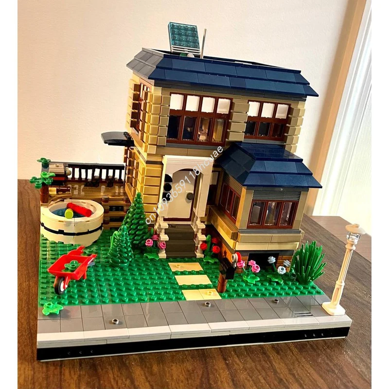 1956 個 MOC 住宅モジュール式建物ビルディングブロック クリスマスギフト 簡単に始められる初心者向けキット クリエイティブ DIY