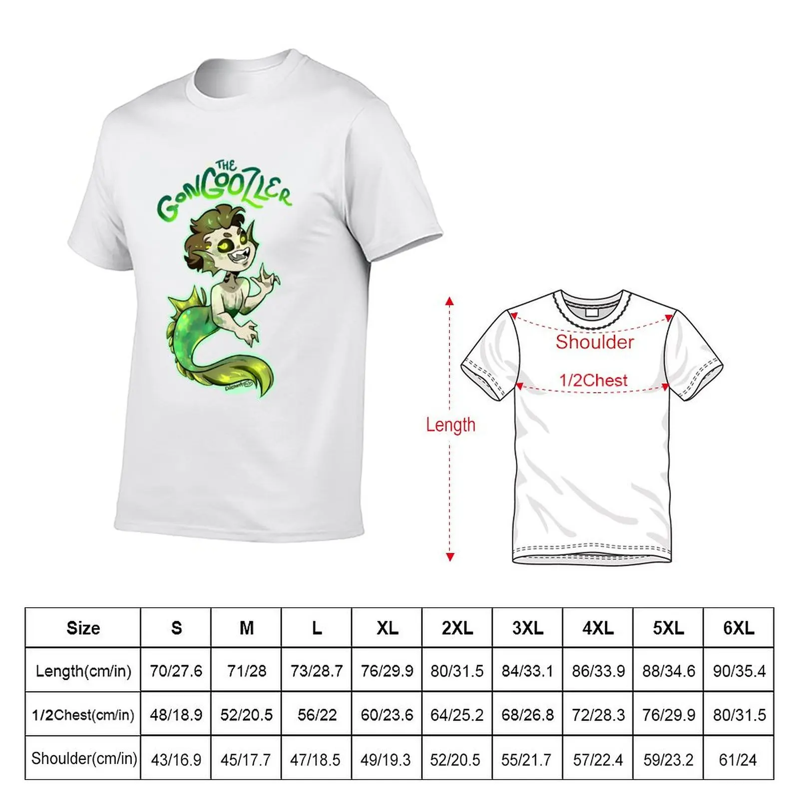 The Annus Cryptids \t Unus GonGoozler T-Shirt Everyday Wear Basic Short Sleeve Top