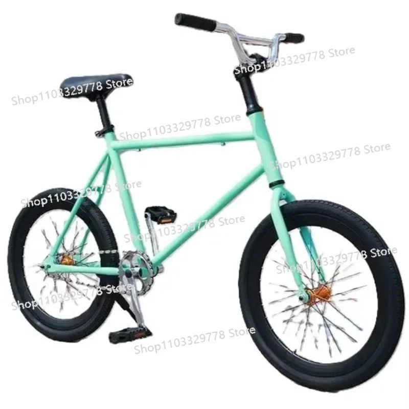 Popular 20 Inch Carbon Steel Fixed Gear Bicycle Good Quality Stunt Bike Outdoor Street Sports Bike