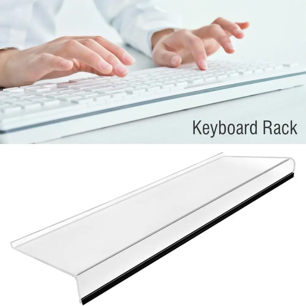 Tilted Keyboard Stand Riser Computer Keyboard Display Bracket for Office