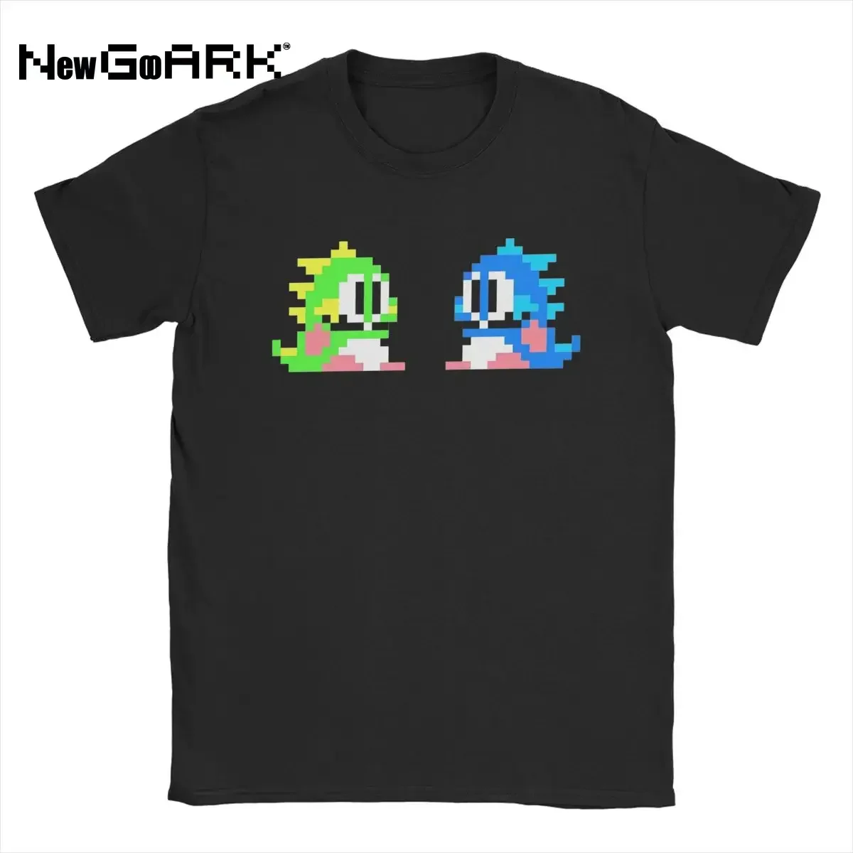 LE 8-Bit Bubble Bobble Dragons Men's T Shirts Fun 100% Cotton Party Tops graphic t shirts