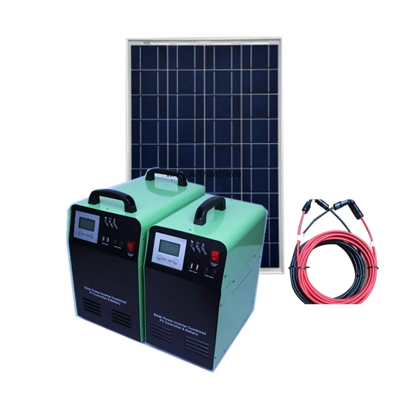 Off-grid Solar Power Station Energy System 300 Watts Portable Home Unit Solar Generator