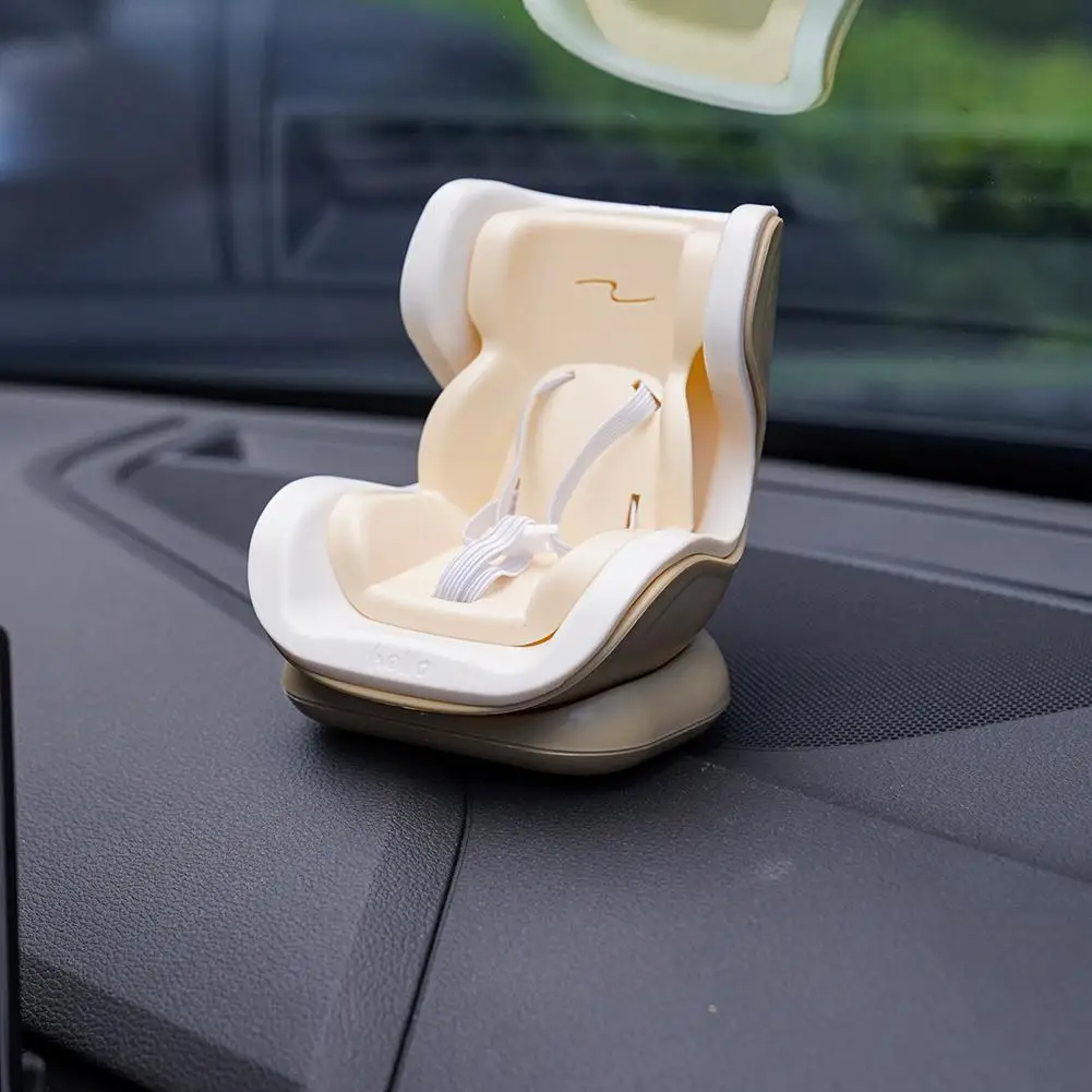 Puppenzubehör für Labubu Mini Plüsch-Autositz Sicherheitssitz mit Auto-Lüftungsornament Auto-Dekoration – Detail 18