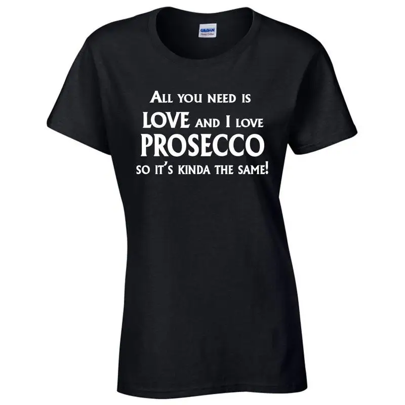 Prosecco Camiseta para mujer divertida bebida de fiesta regalo de cumpleaños diversión de noche de gallina
