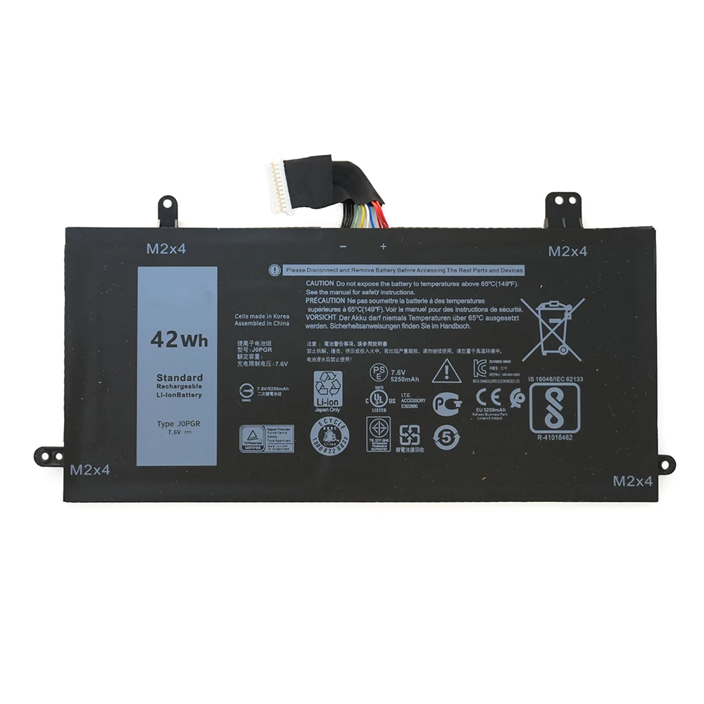 7XINbox 42Wh J0PGR JOPGR 7.6V Laptop Battery For Dell Latitude 5285 5290 2-in-1 Series Notebook 0FTH6F FTH6F 0RDYCT RDYCT