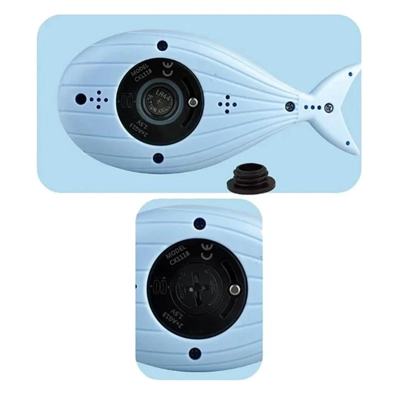 M76C لطيف مقياس درجة حرارة الماء لعبة عائمة آمنة للأطفال ميزان حرارة حمام الطفل #6