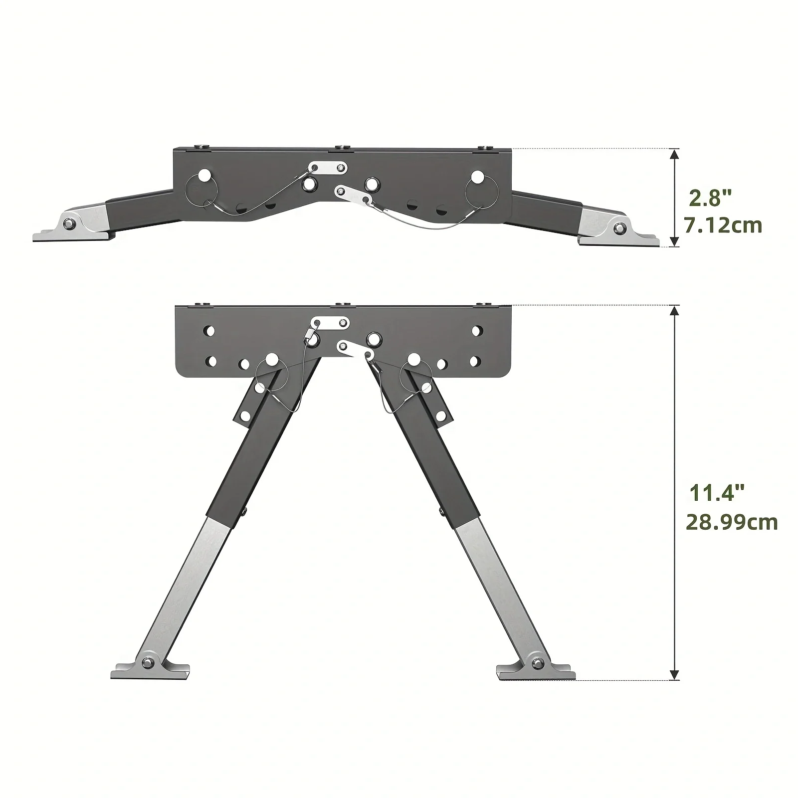 Heavy Duty RV Entry Step Stabilizer Foldable Ground Support Jacks Easy To Install Campers Step Jack Camping Car Accessory