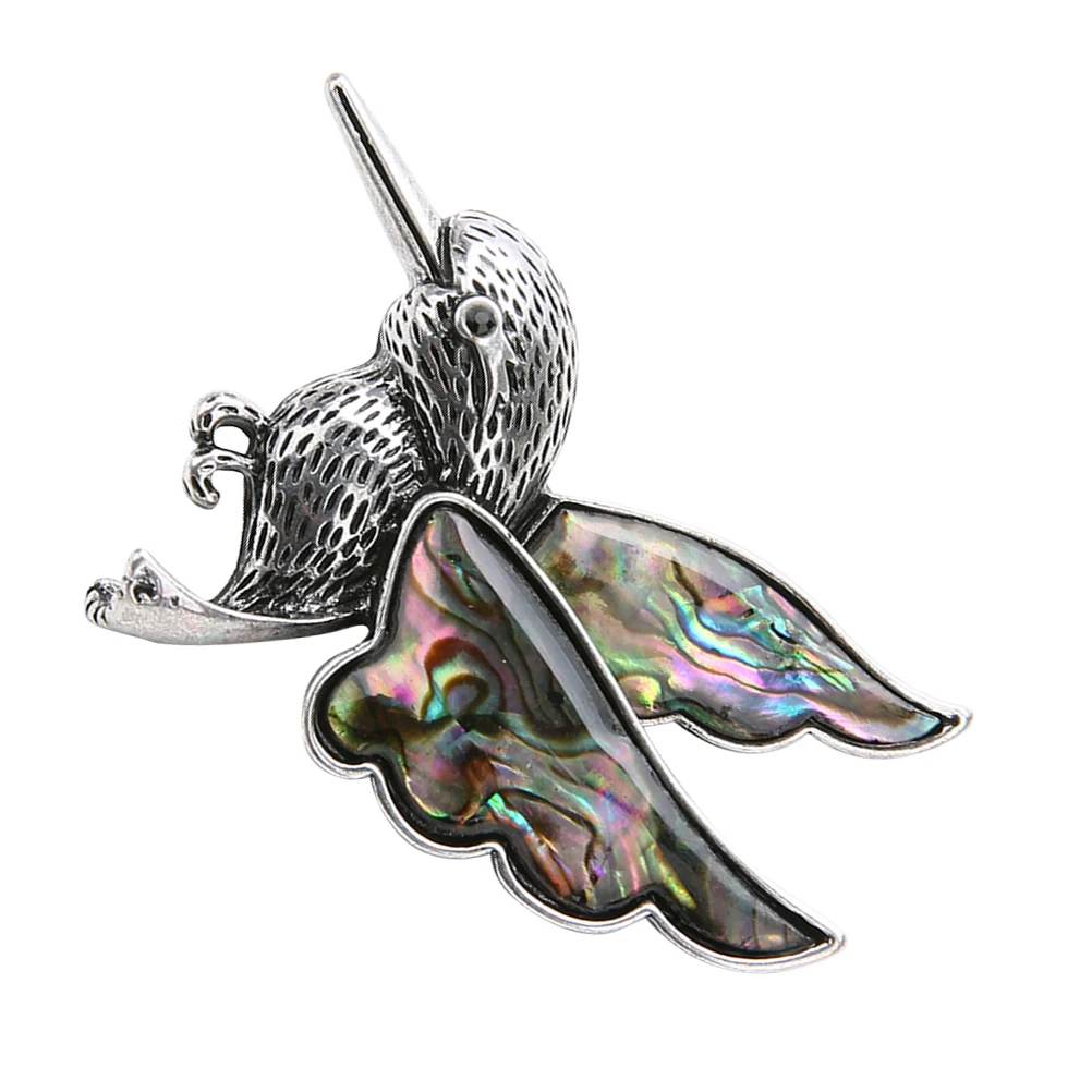 

Vintage Woodpecker Pendant Women Fashion Brooch Pin Creative DIY Clothing Brooch Breastpin Clip Necklace Pendant Charm (Colorful
