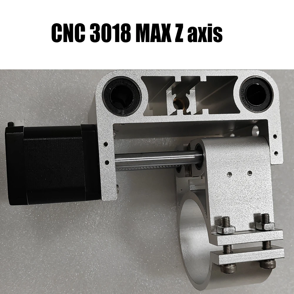 CNC 3018 MAX Алюминиевое Крепление для электродвигателя шпинделя Z axis 200 Вт шпиндель 52 мм диаметр для ЧПУ 3018 макс.