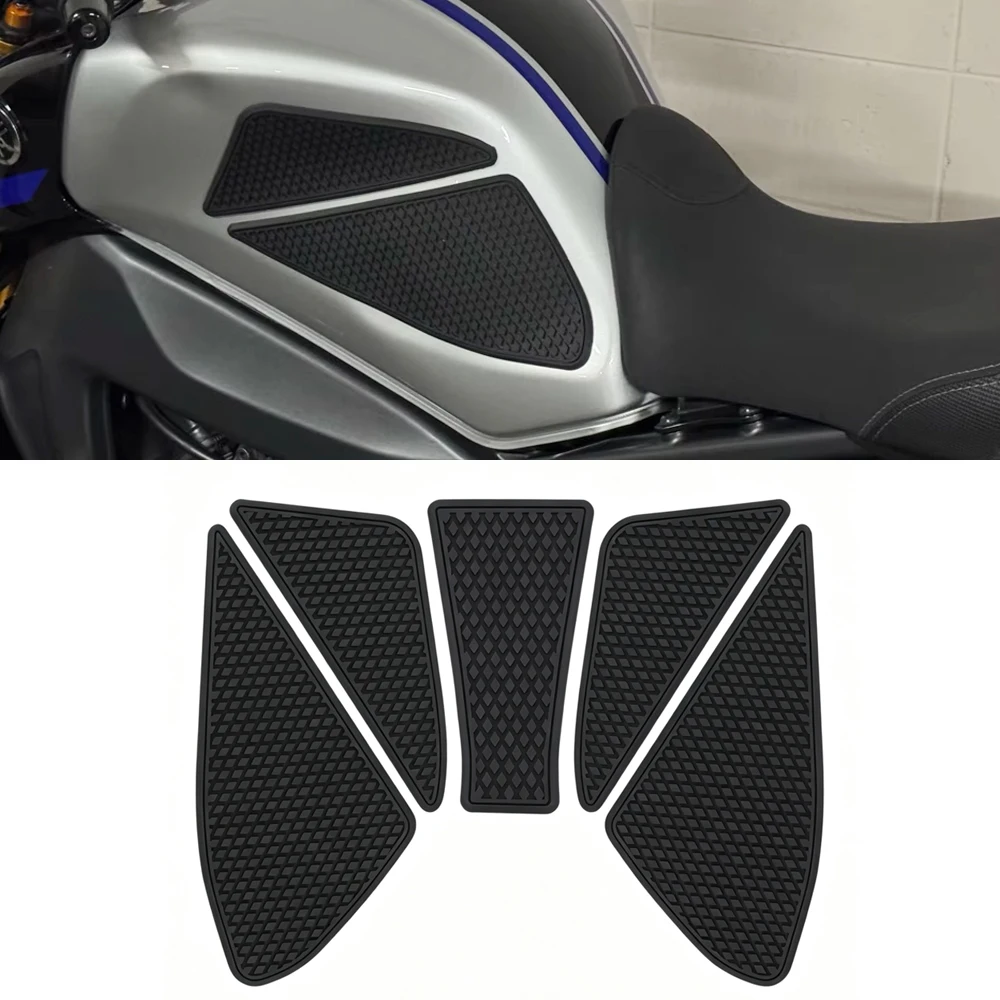 For Yamaha MT-09 FZ-09 2021-2023 Anti Slip Tank Pad Rubber Tank Grip Protector Fuel Tank Traction Sticker MT09 MT 09