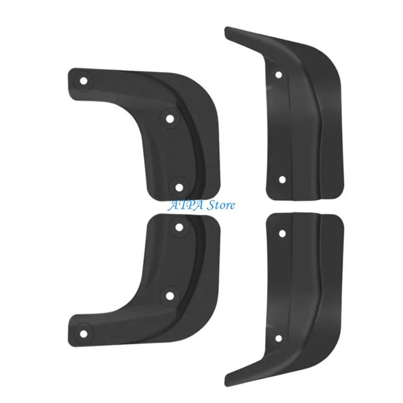 

U13C Black TPE Splash Guards Mud Flaps for Mudflaps Front Rear Mudguard