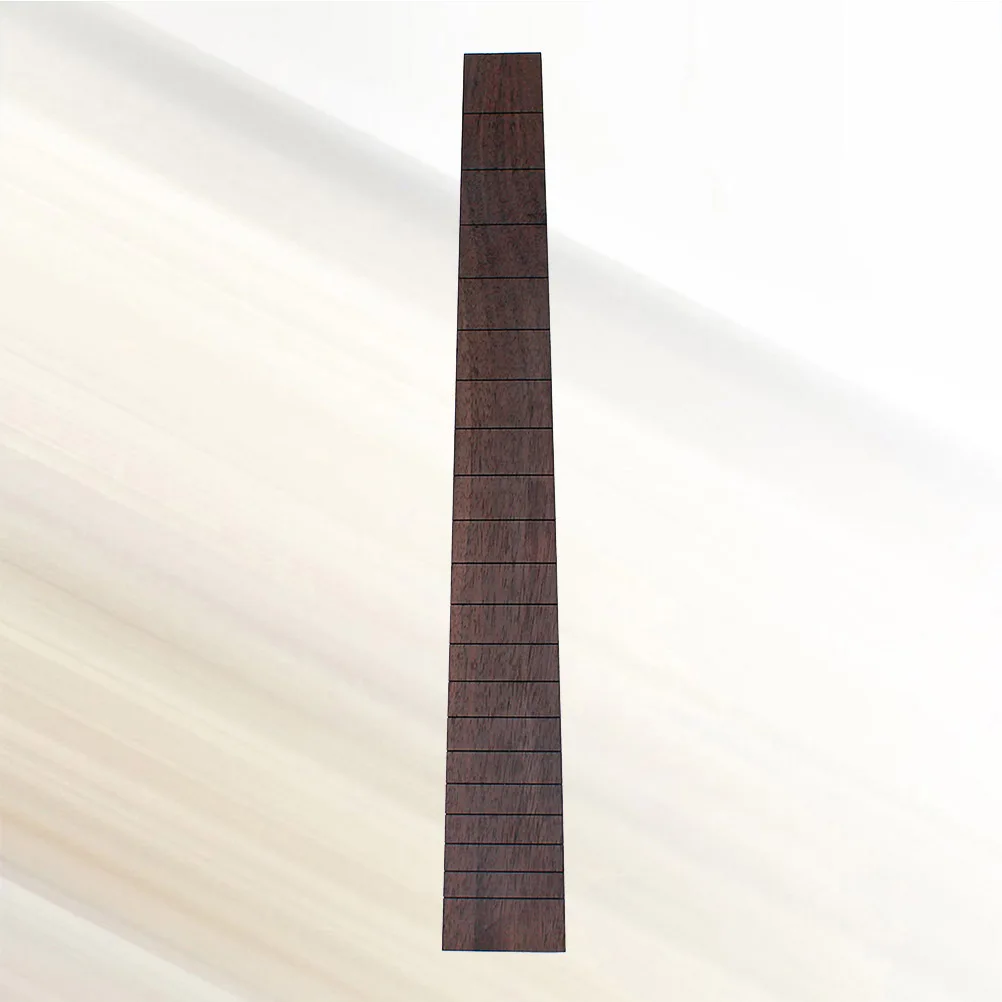

DIY Rosewood Guitar Fingerboard 20 Frets Semi-Finished Fretboard Blank Plate for Guitar Bass Repair Coffee Finish