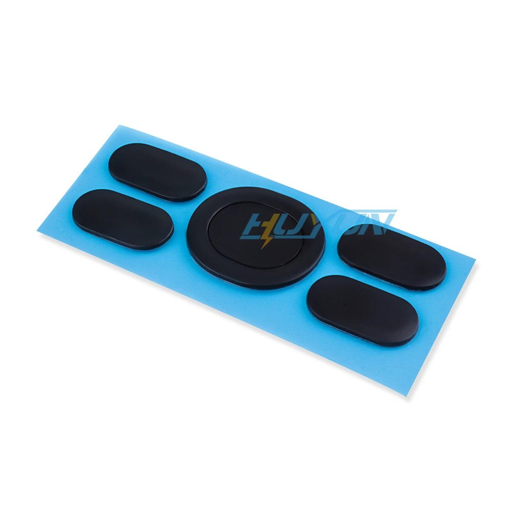 2 Sets Black Rounded Curved Edges Mouse Feet Skates for Logitech G102 Mouse