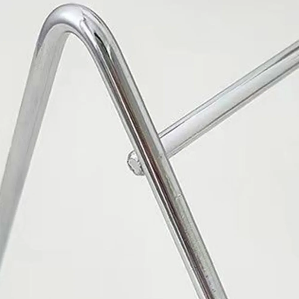 Sturdy Silver Desktop Tablet Stand Stainless Steel 20cm Tablet Holder for Desk Cookbook Stand Home Office
