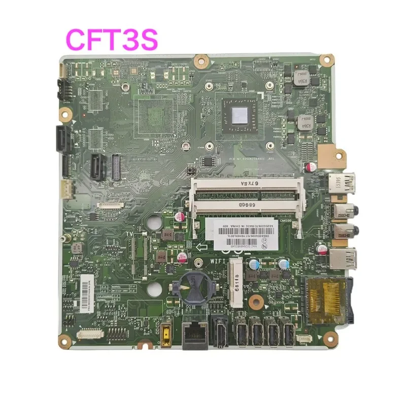 

Подходит для материнской платы Lenovo C365 AIO CFT3S 6050A 2594901 .A01 A6-6310 DDR3Материнская плата 100% протестирована, ОК, полностью работает, бесплатная доставка