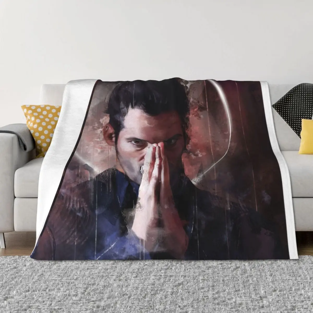 

A little prayer Throw Blanket Soft Plush Plaid halloween Bed linens blankets and throws Blankets