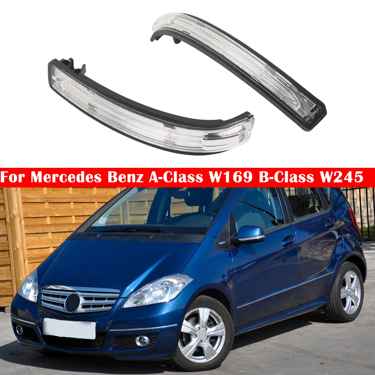 

A1698201121 A1698201221 Светодиодный зеркальный указатель поворота для Mercedes-Benz A B Class W169 W245
