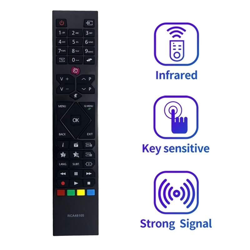 리모컨 교체품, JVC 히타치 베스텔 LCD TV RM-C3090 LT-50VF30K LT-49V4200 32HYC01U 24HYC05, RCA48105