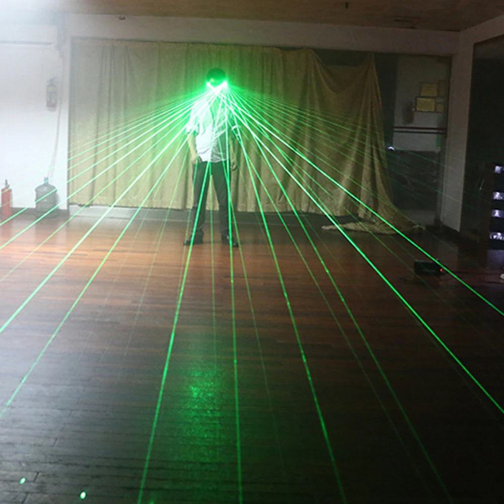 Rot-Grüne LED-Laserbrille für Bühnenshows, DJ-Clubs, Partys & Nachtclub-Beleuchtung für Abschlussfeiern, Valentinstag, Karneval, Bar-Requisiten – Detail 9