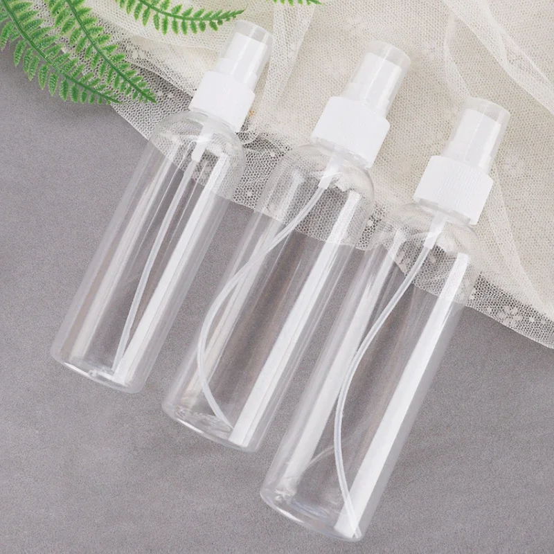 Flcopropriété pulvérisateur portable en plastique transparent, mini bouteille, échantillons de cosmétiques africains, tubes à essai, flacons fins pour voyage, 150ml, 200ml, 250ml