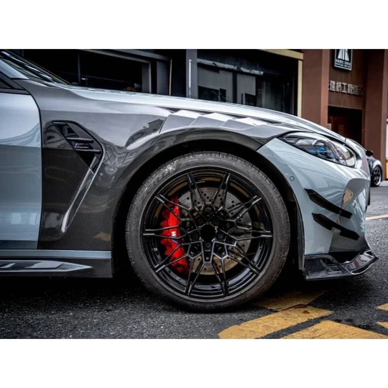 高品質カーボンファイバーフロントフェンダーサイドベント 3/4シリーズM3/M4モデル用 APEXブランド 135x75x35mm 3ヶ月保証