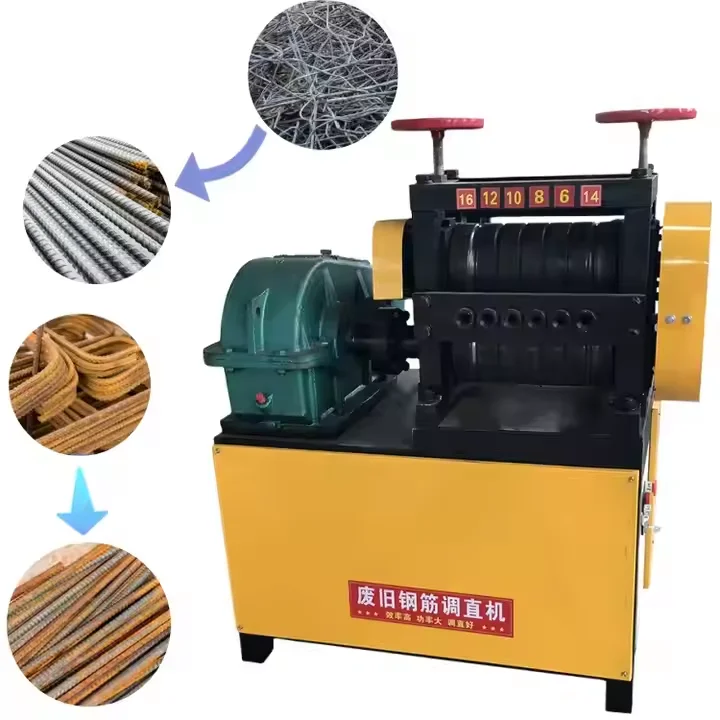 

CNC Rebar Recycle Machine Scrap Rebar Straightening Machine Rebar Straightening And Cutting Machine Waste Steel Bar Straightener