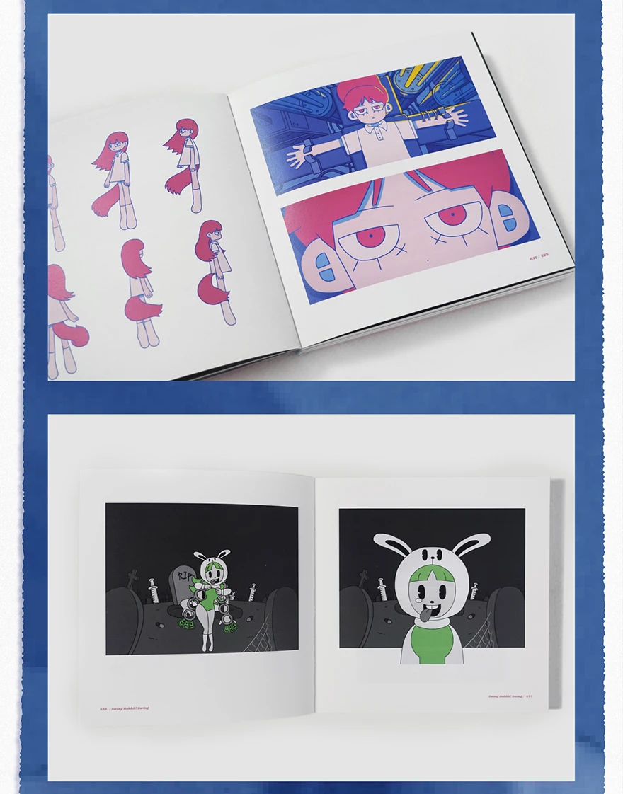 Dangerous Party, Popular Korean Animator Lan Duolan RDR Personal Illustration Collection, Personalized Retro