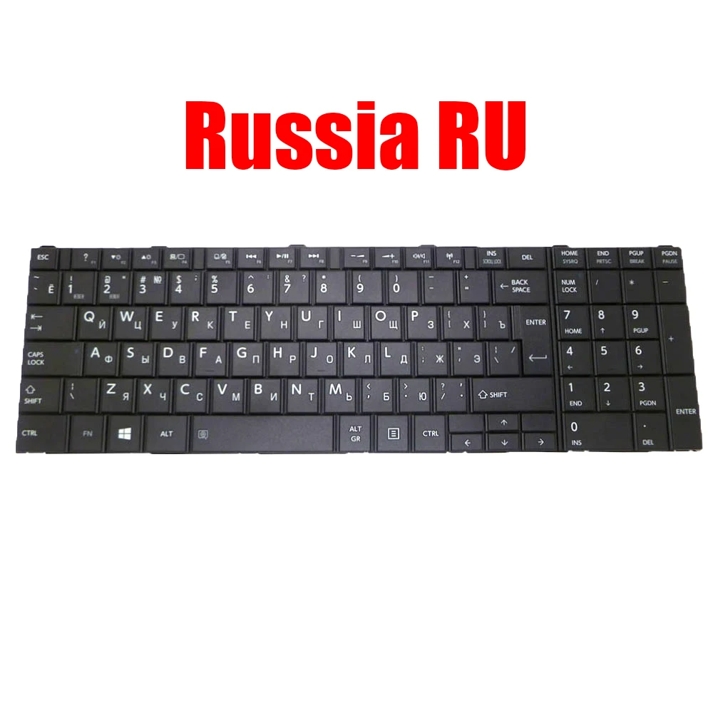 

Russia RU Laptop Keyboard For Toshiba For Satellite L50-A L50T-A L50D-A L50DT-A U50-A U50D-A U55D-A U50t-A U55-A U55DT-A U55T-A