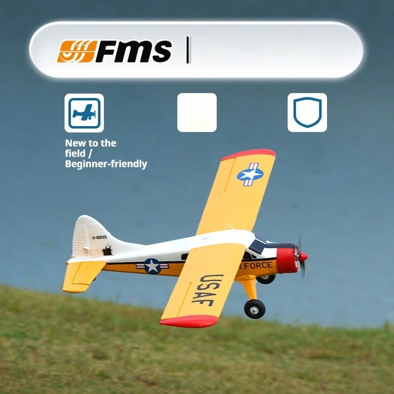 

Fms Remote Control Fixed Wing Aircraft 800mm Beaver Beginner Friendly Gps Auto Return Pnp Outdoor Small Airplane Model Gifts