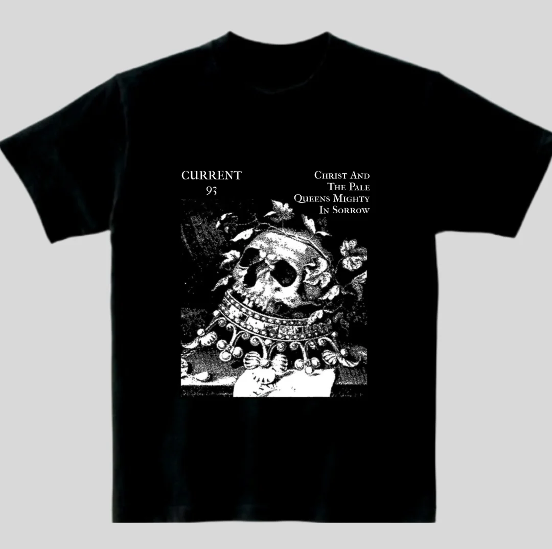 Current 93 Band British Alternative Group New Wave Summer Casual T-Shirt Men's and Women's Luxury Brand Top