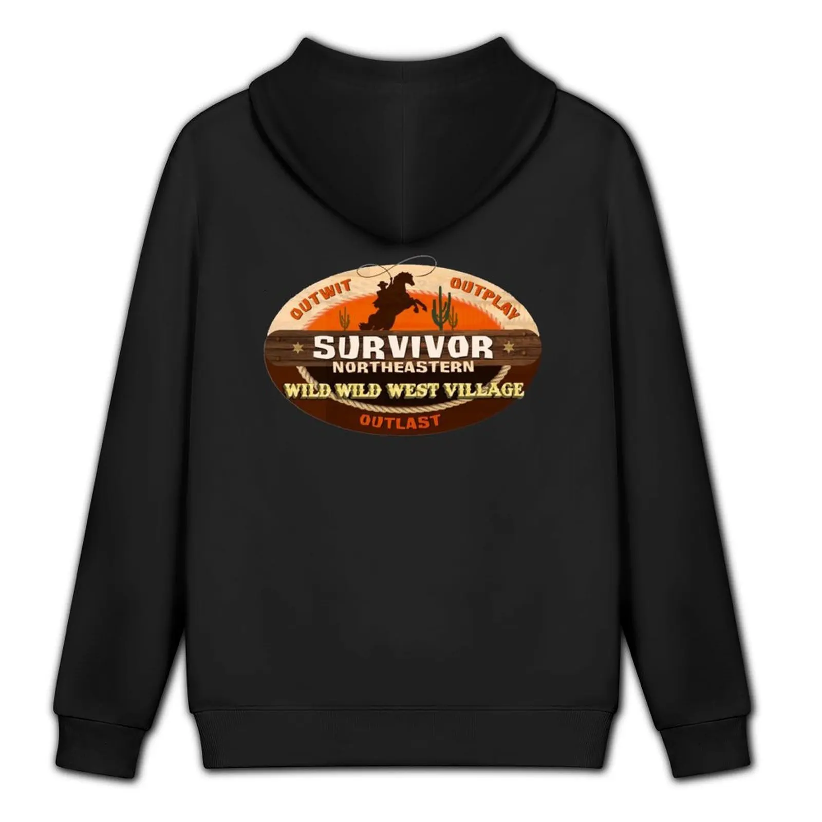 الموسم 13: Wild West Village هوديي جرافيك تي شيرت رجالي ملابس رجالية ملابس رجالية ملابس رجالية بقلنسوة