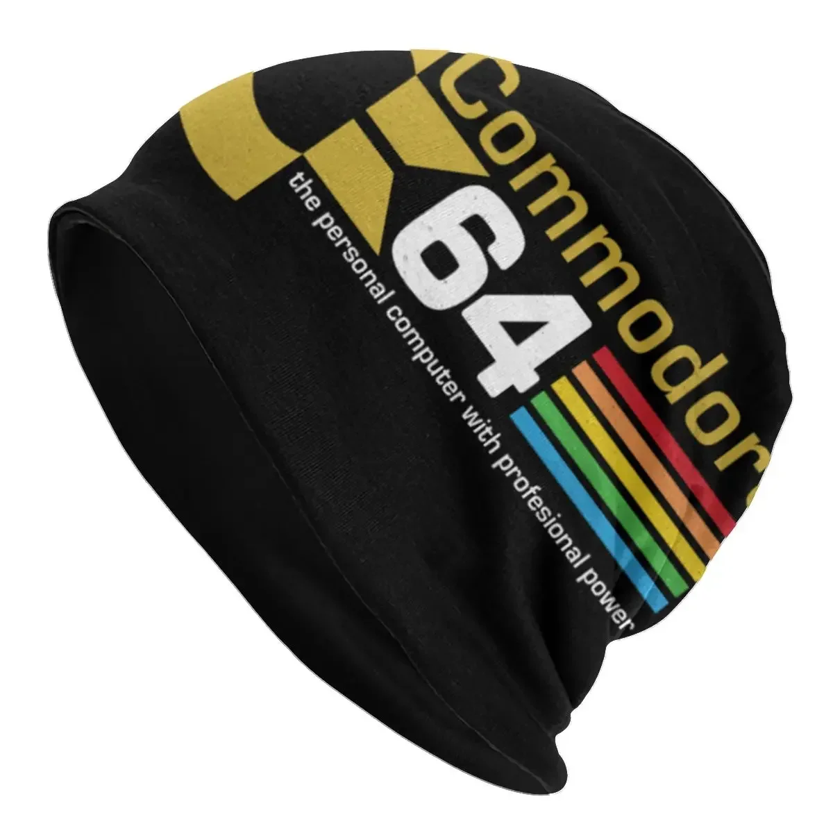 Classic Retro Commodore 64 Bonnet Homme Hip Hop Knitting Hat For Women Men Warm Winter C64 Amiga Computer Beanies Caps