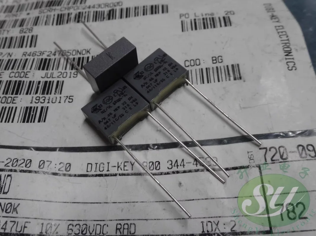 20 piezas AV R46 0,047 uf/310VAC 47nf 473 nuevo condensador de película 10MM