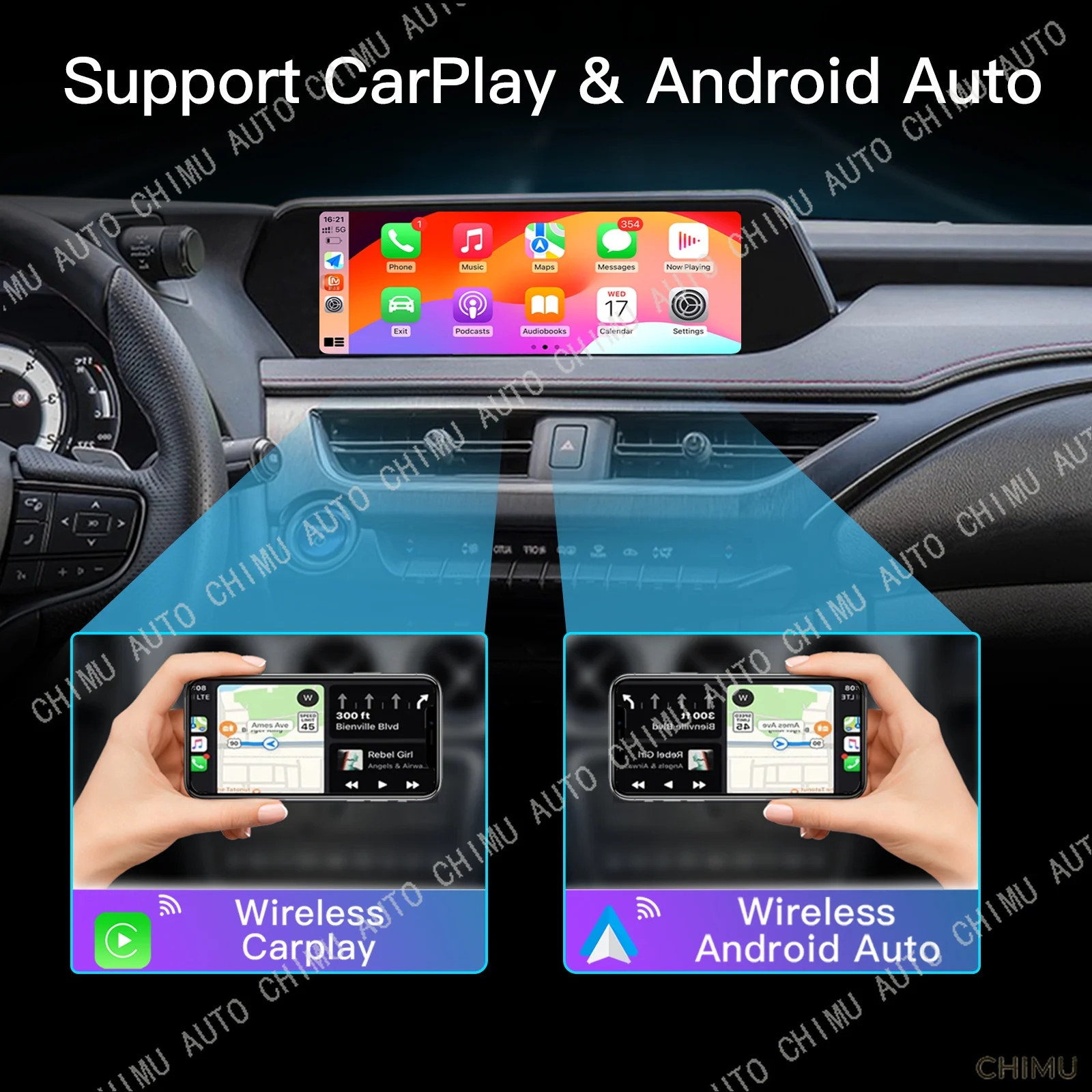 【CHIMU AUTO】 Android 14 Autoradio for Lexus UX ZA10 UX200 UX250h 2019-2023 10.25