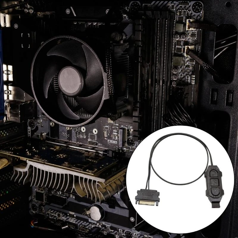 ARGB Controller 5V 3PIN to Extension Cable Light Regulator PC Case Synchronization