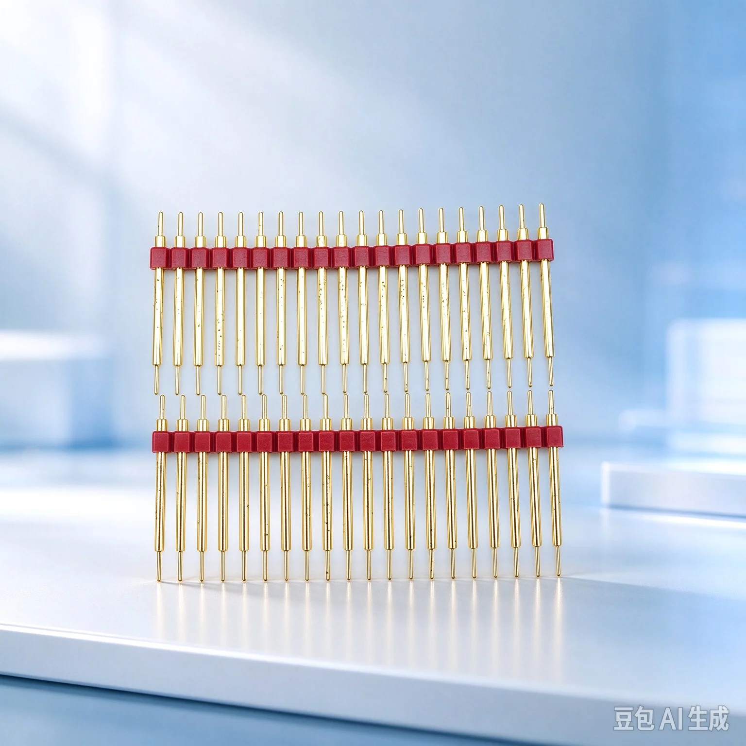 Japanese original gold-plated pins, patch op amp PCB conversion pins 22.5mm long  40pcs