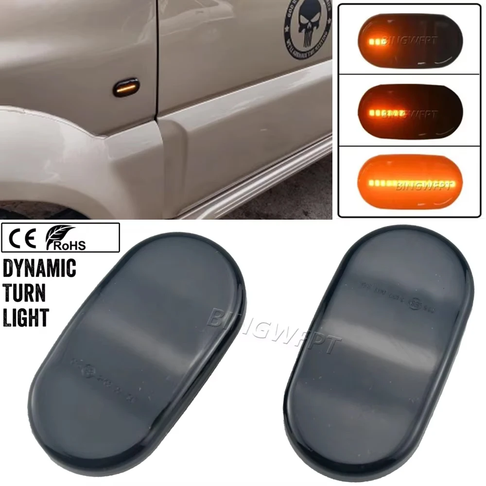

2PCS For Suzuki Jimny JB64W JB74W 2018-2024 For Mazda AZ MJ23W 2005-2012 Led Side Marker Turn Signal Indicator Repeater Light