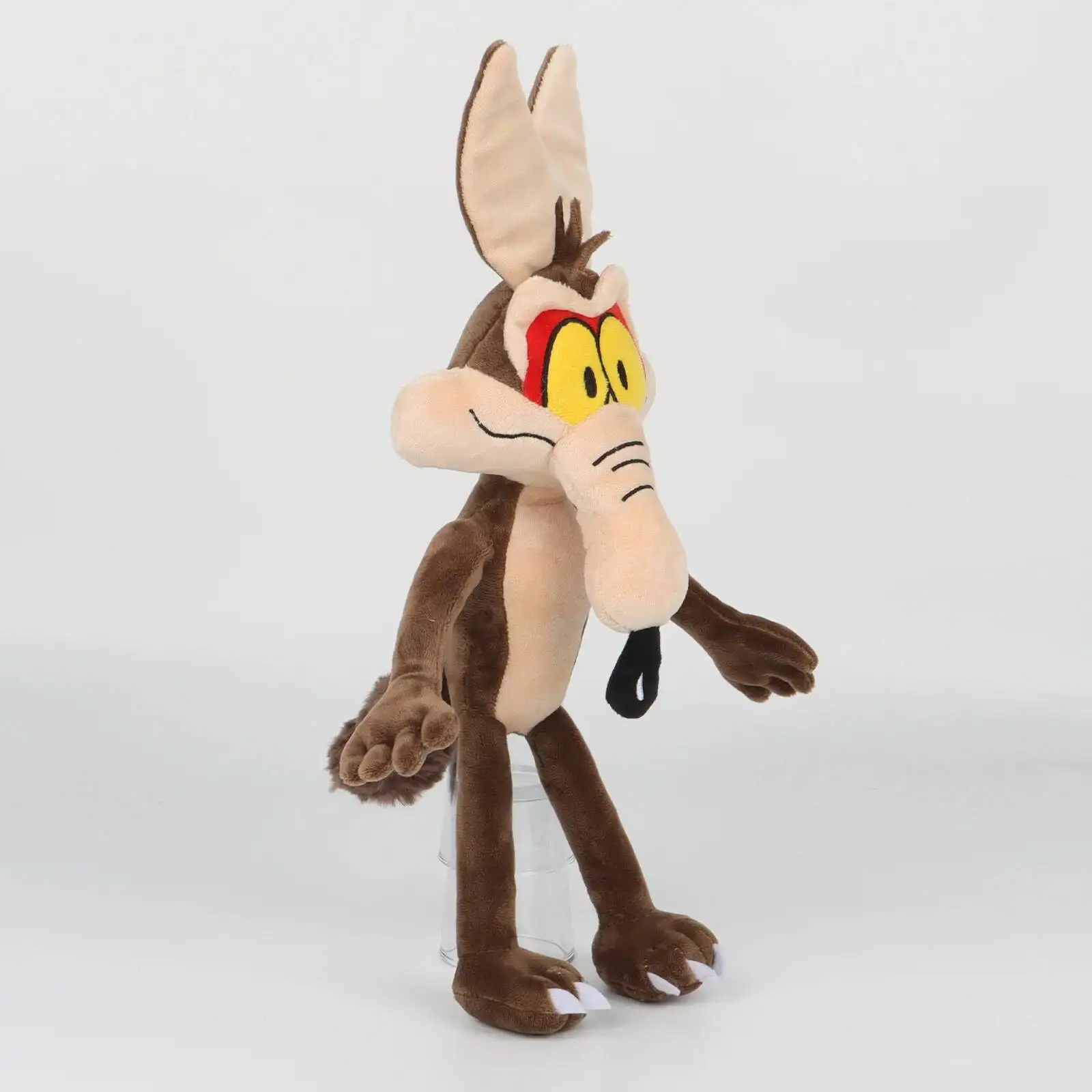 Neues 40cm großes Plüschtier „Coyote Wile E“, niedliches 40cm großes Plüschtier „The Cunning Brown Wolf“, Anime-Zubehör, Cartoon-Puppe, Geschenk. – Detail 14