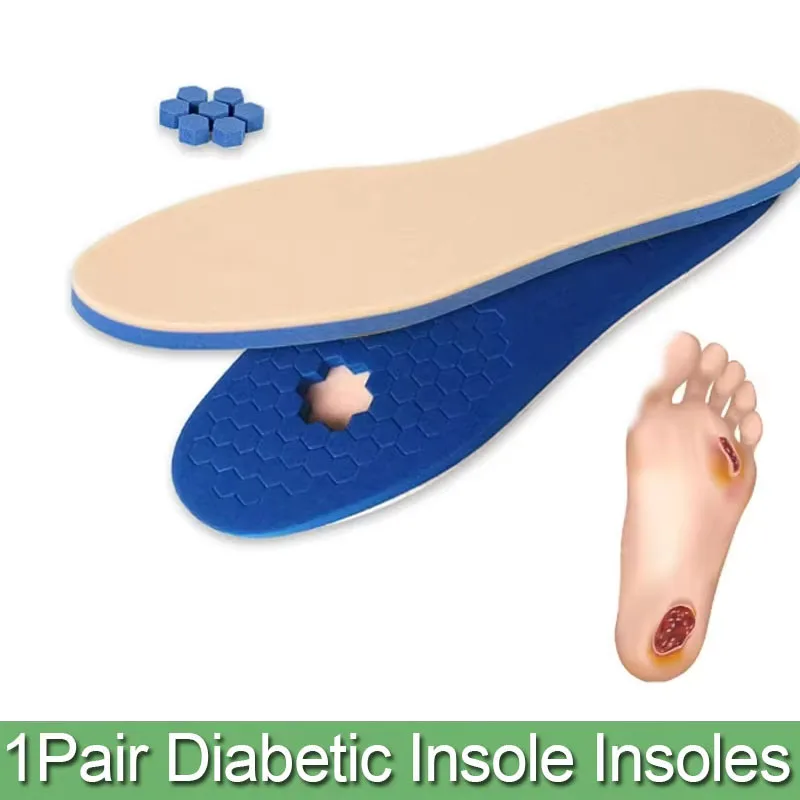 

1Pair Removable Peg Insoles-Diabetic Insole-Foot Ulcer Insole for Foot Pain Relief, Wounds and Ulcerations of Foot